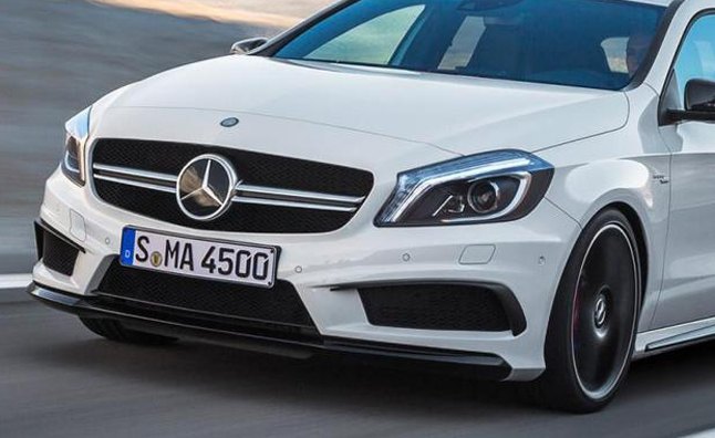 „Mercedes CLA45 AMG“ specifikacijos, peržiūrėtos „A45 AMG“ modelyje